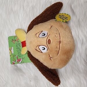 The Grinch Max Dog Plush Toy with Squeaker & Crinkle Sounds - New With Tags